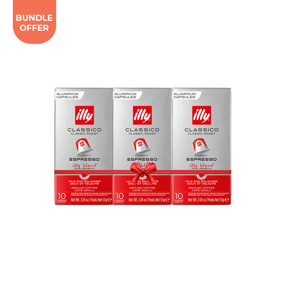 Bundle of 3 : Illy Espresso Classico Nespresso Compatible Pods