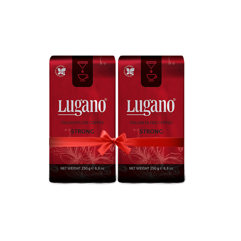 Bundle 2 Packs : Lugano - Filter Coffee - Strong - 250