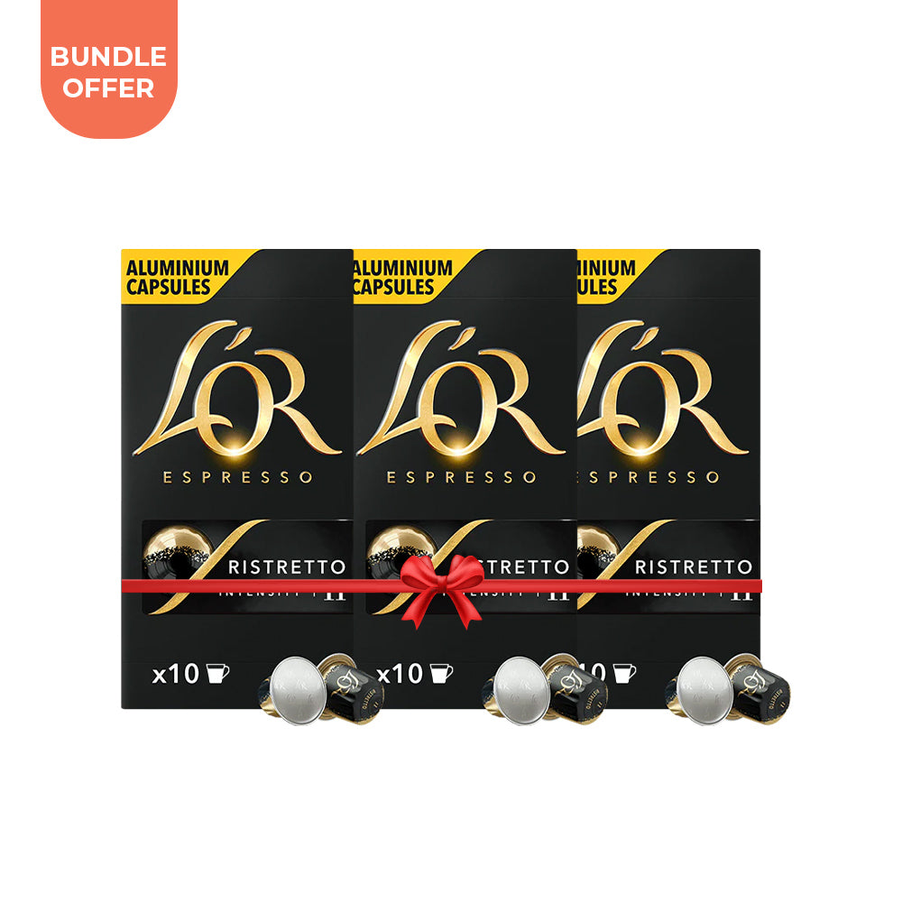 Bundle of 3 : L'OR Nespresso Compatible Espresso 11 Ristretto