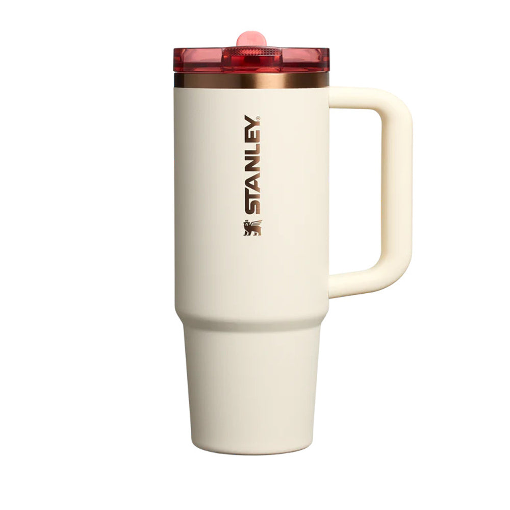 Stanley - The Quencher ProTour Flip Straw Tumbler- 887 ml / 30 Oz - Cream Rose Gold