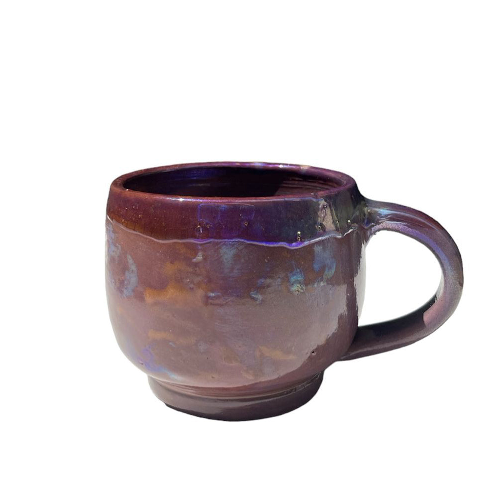 Handmade Pottery Mug- Purple - 300ml