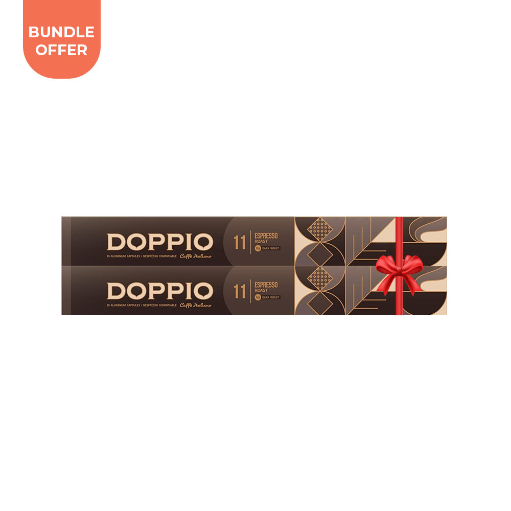 Bundle Offer (Buy 1 Get 1) : Doppio - Nespresso compatible - Espresso Roast