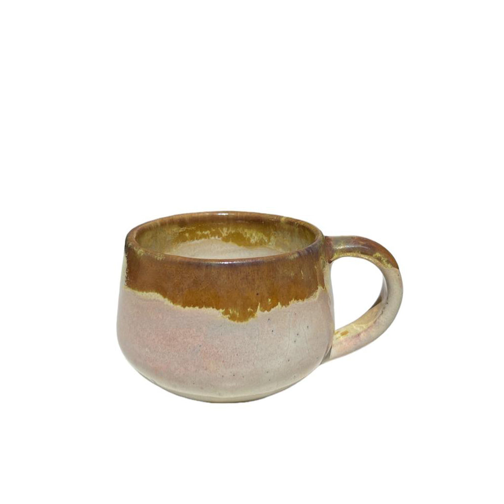 Handmade Pottery Mug - Gold - 250ml