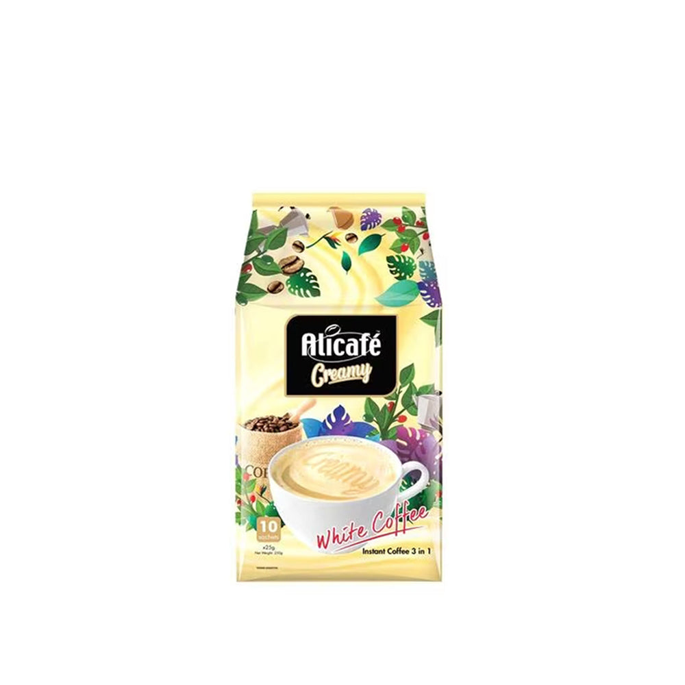 Alicafe Creamy White Coffee 3-in-1 Instant Coffee -10 sachets