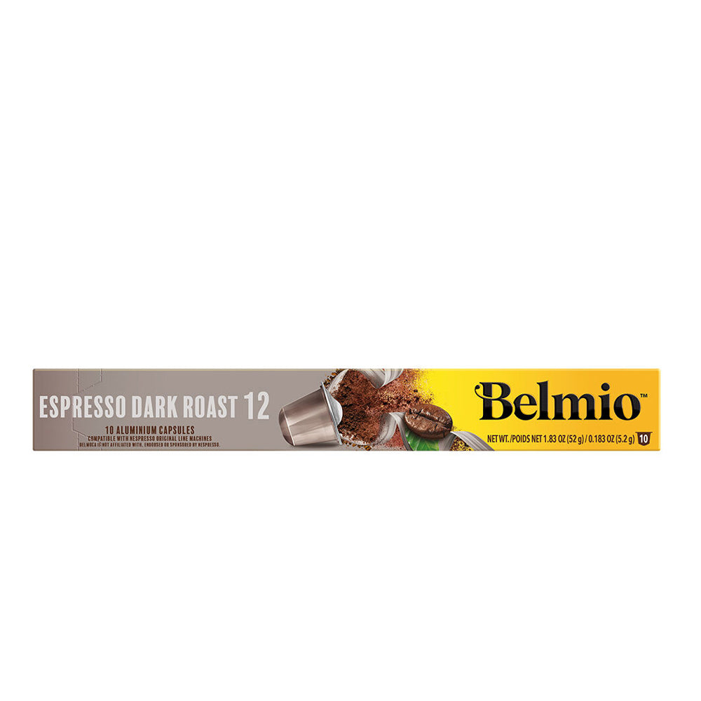 Belmio - Aluminium Nespresso Compatible -  Espresso Dark Roast - 10 capsules