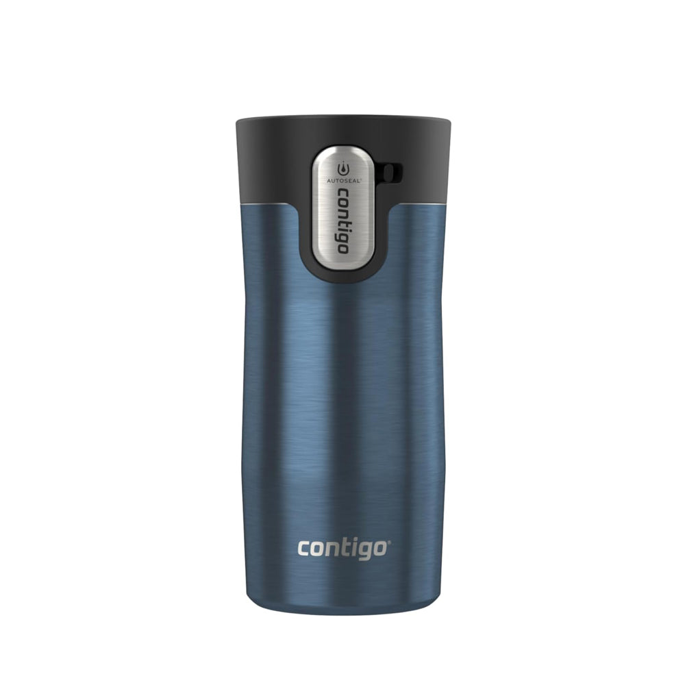 Contigo - AUTOSEAL West Loop Vacuum - Insulated Stainless Steel Travel Mug with Easy-Clean Lid, 12 oz, Blueberry