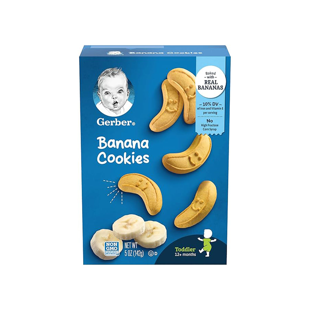 Gerber - Snacks For Toddler - Banana Cookies - 142g