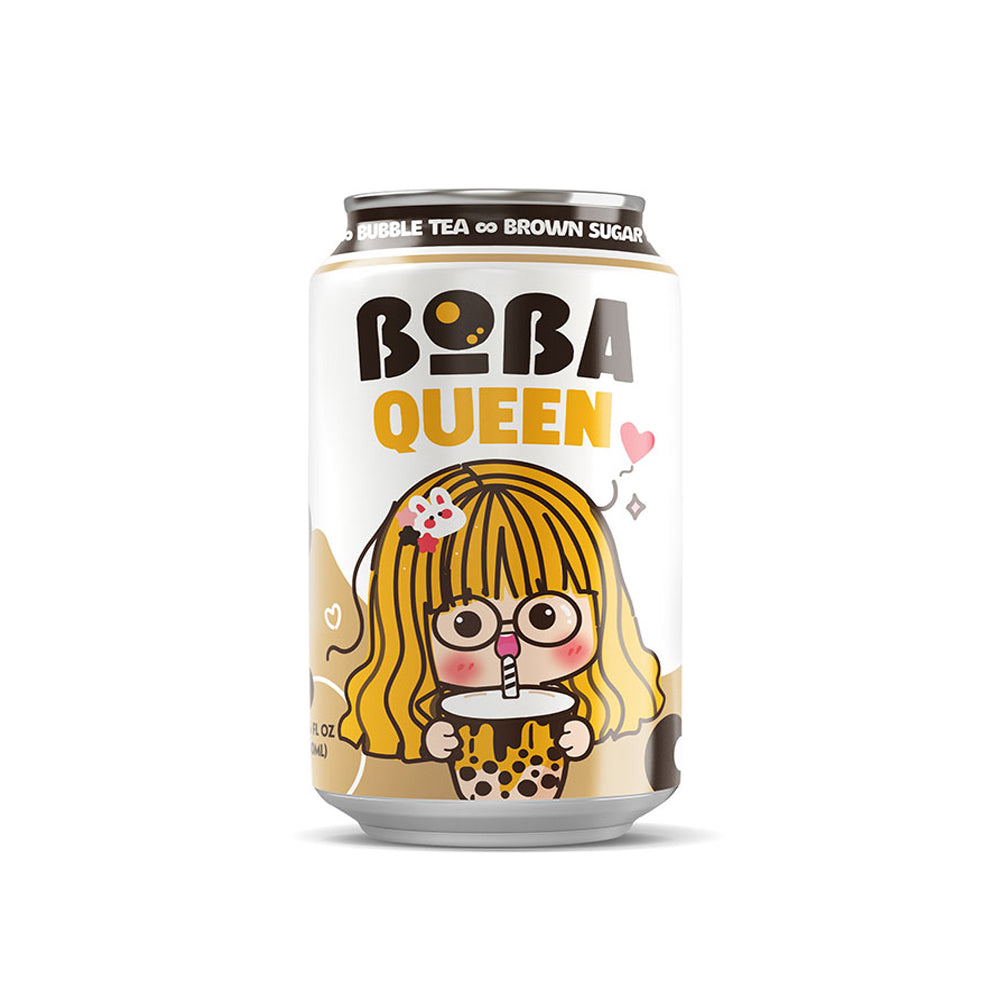 Boba Queen - Bubble Milk Tea - Brown Sugar - 330ml