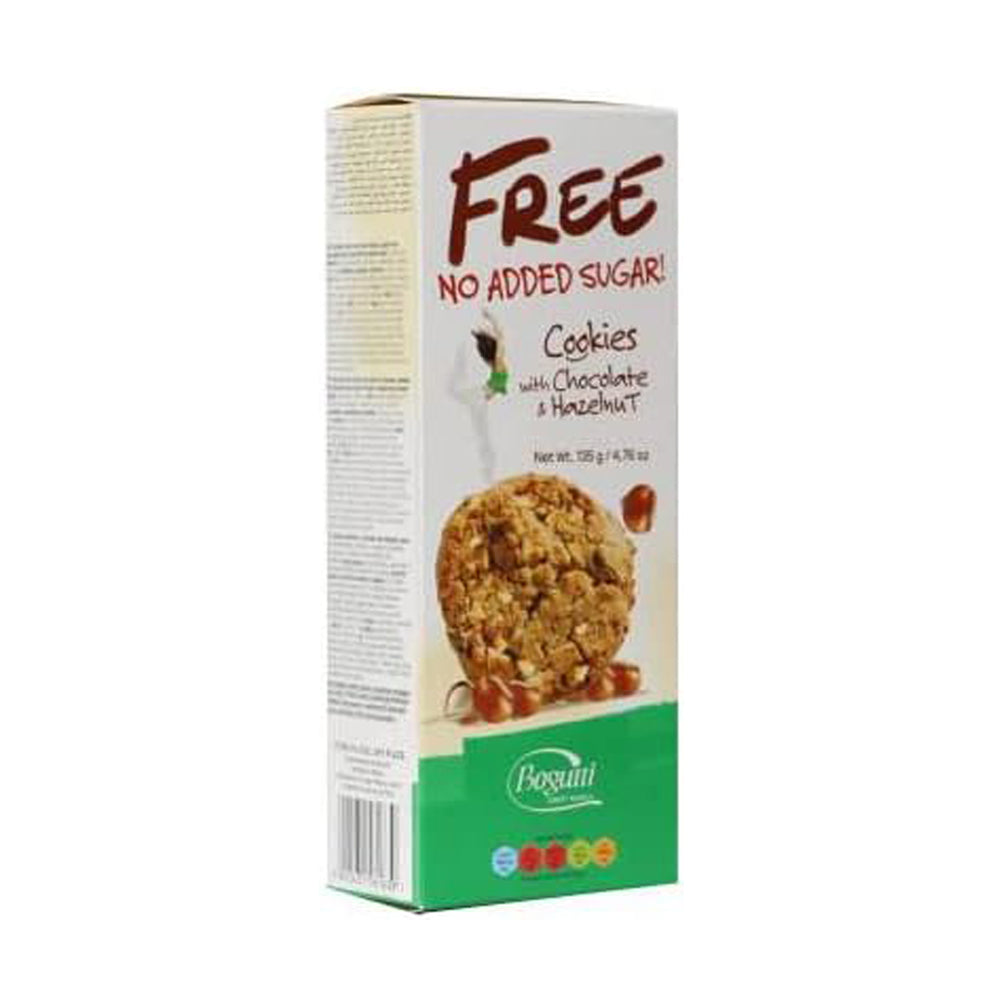 Bogutti - Cocolate with Hazelnut Cookies - sugar free - 135g