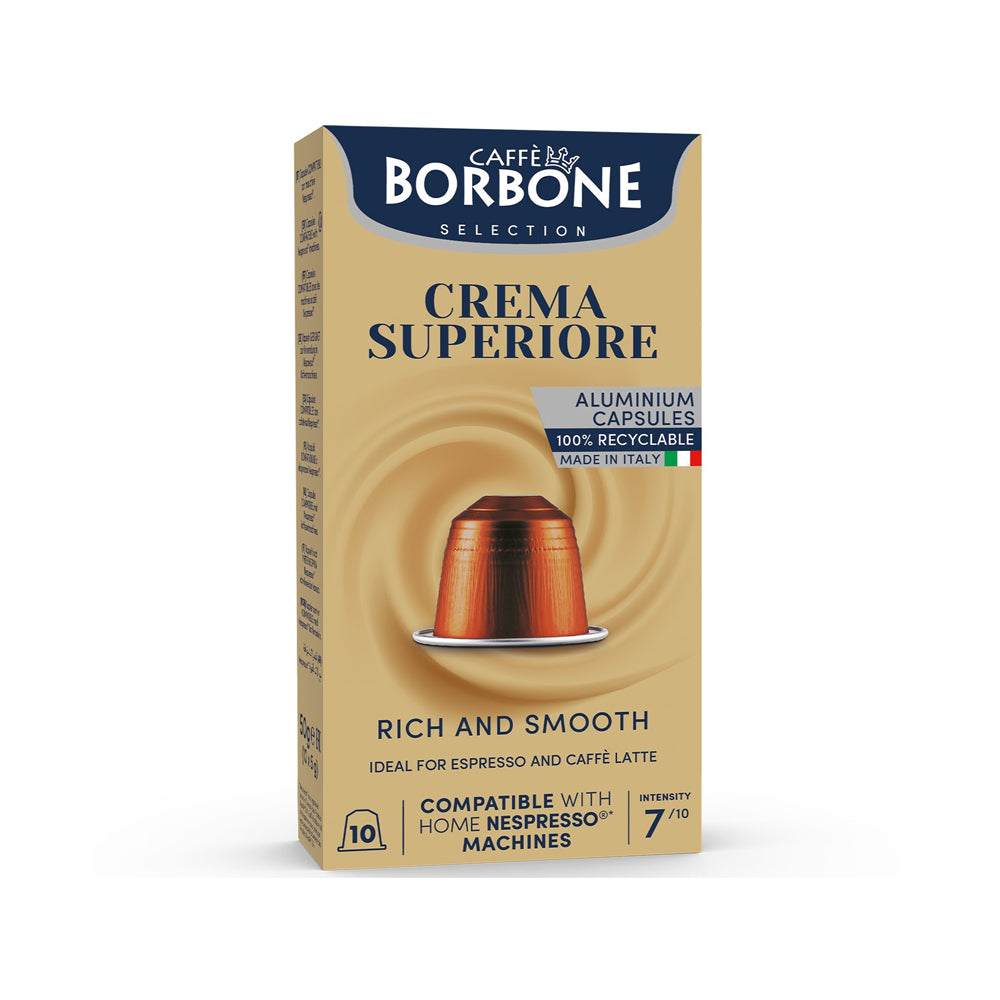 Borbone - Nespresso Compatible - Crema Superiore - 10 Capsules