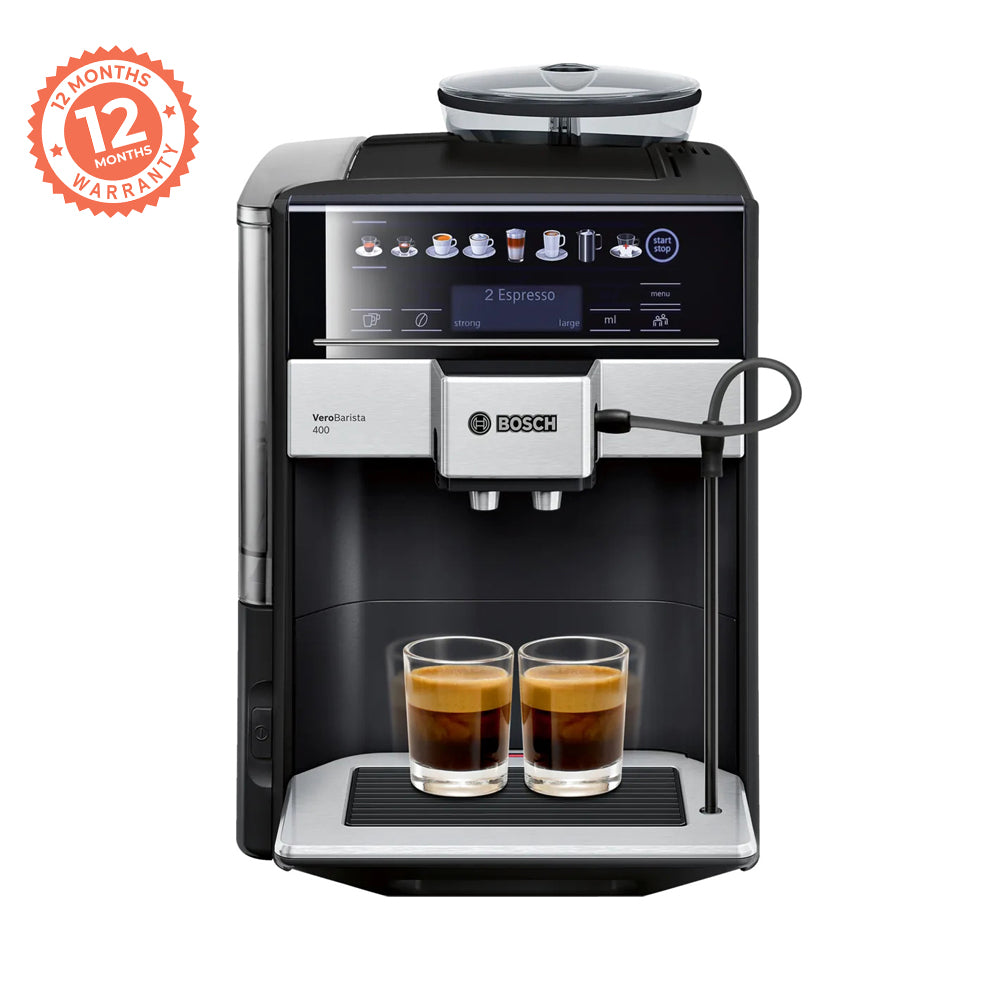 Bosch - Fully automatic coffee machine - Vero Barista 400 Removable water tank - black metallic
