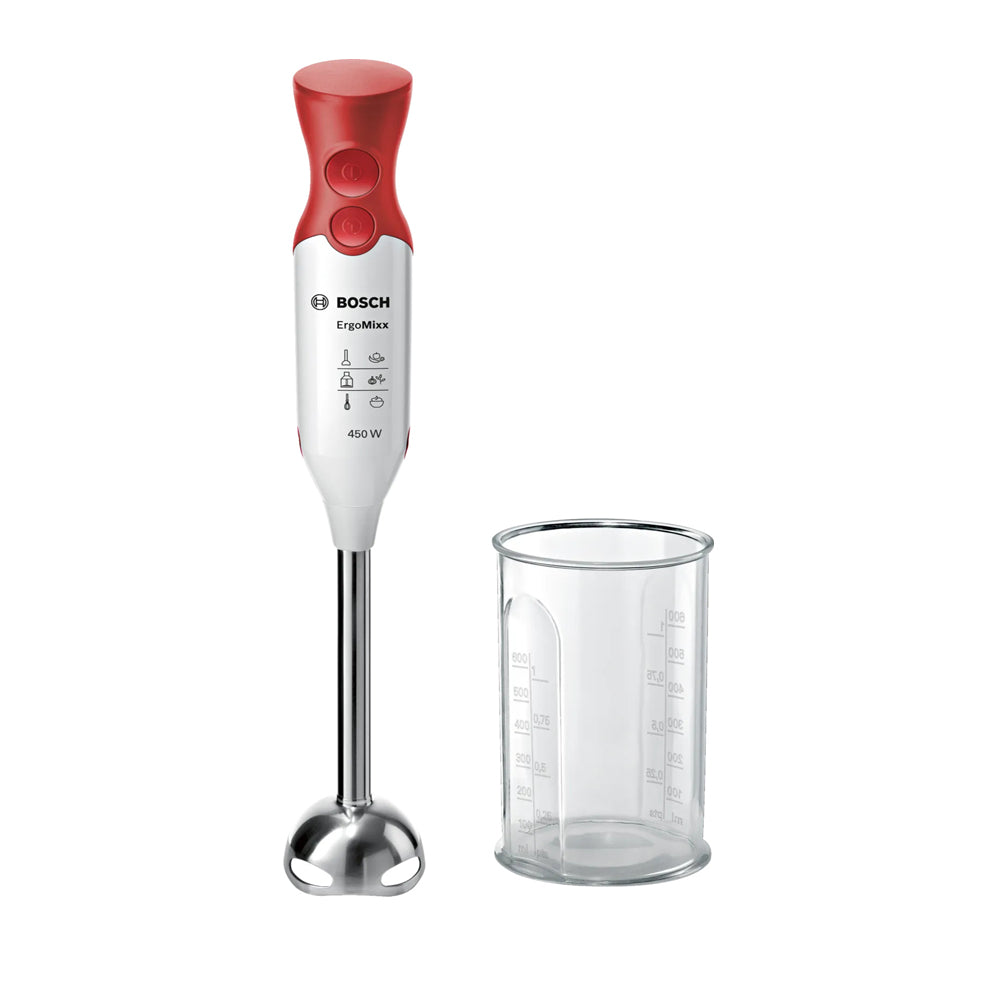 Bosch - Hand blender ErgoMixx 450 W - White & Red