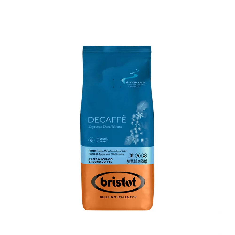 Bristot - Espresso Ground Coffee - Decaf Espresso - 250g