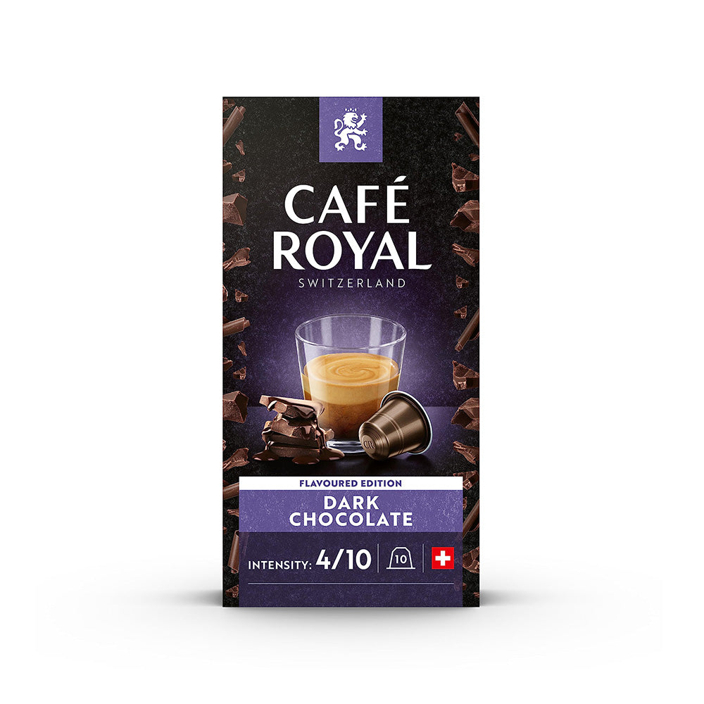 Cafe Royal - Nespresso Compatible Pods - Dark Chocolate - 10 Capsules