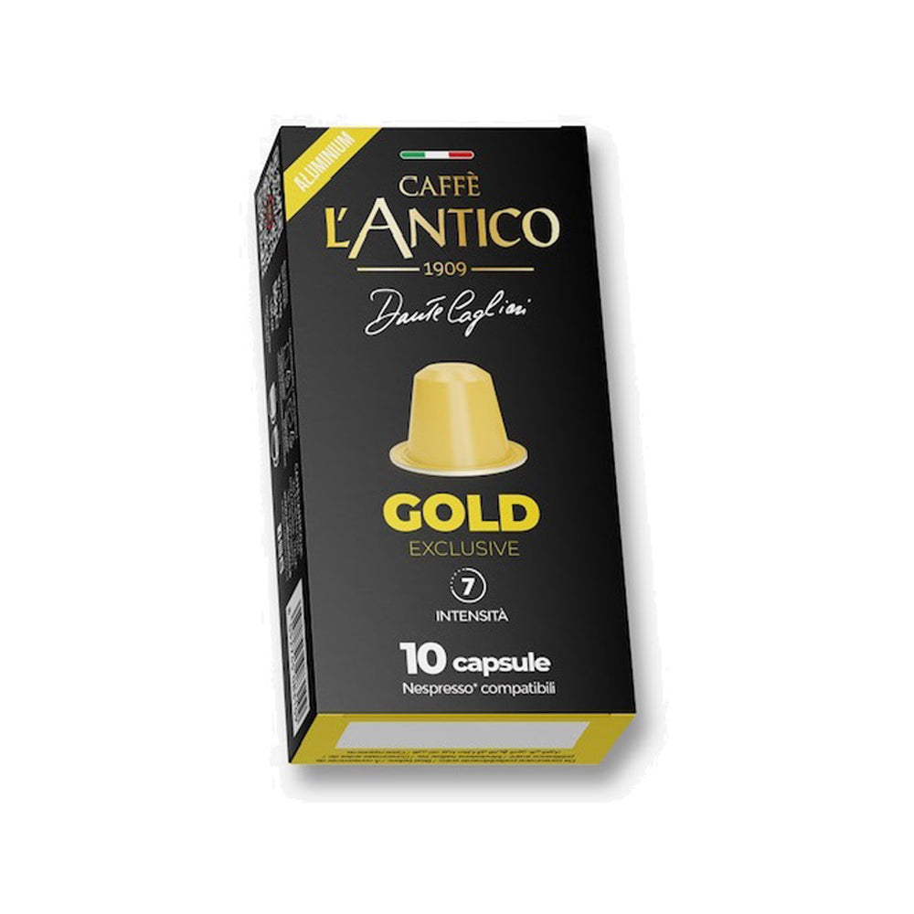 Caffe L'antico - Nespresso Compatible - Gold - 10 Capsules