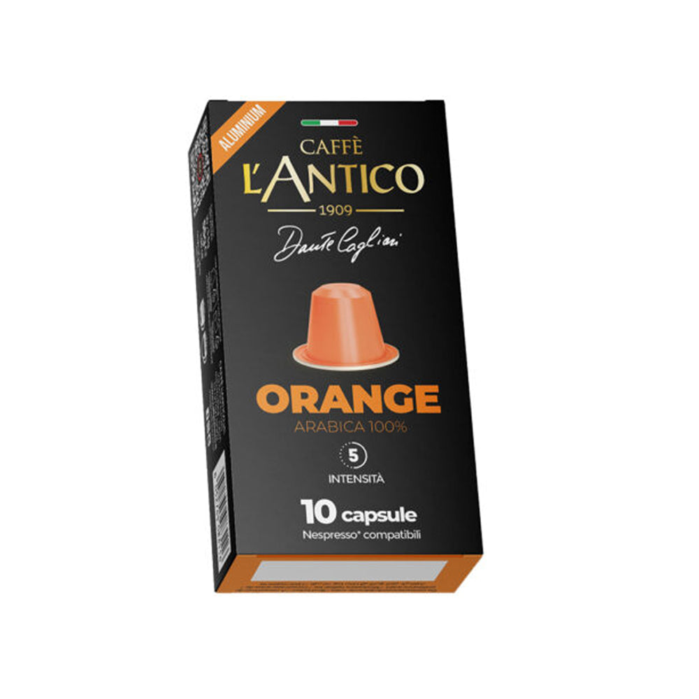 Caffe L'antico - Nespresso Compatible - Orange - 10 Capsules