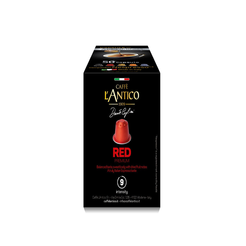 Caffe L'antico - Nespresso Compatible - Red - 50 Capsules