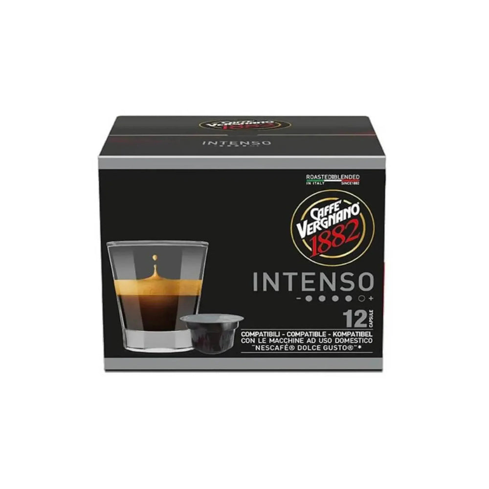 Caffe Vergnano - Dolce Gusto Compatible - Intenso - 12 Capsule