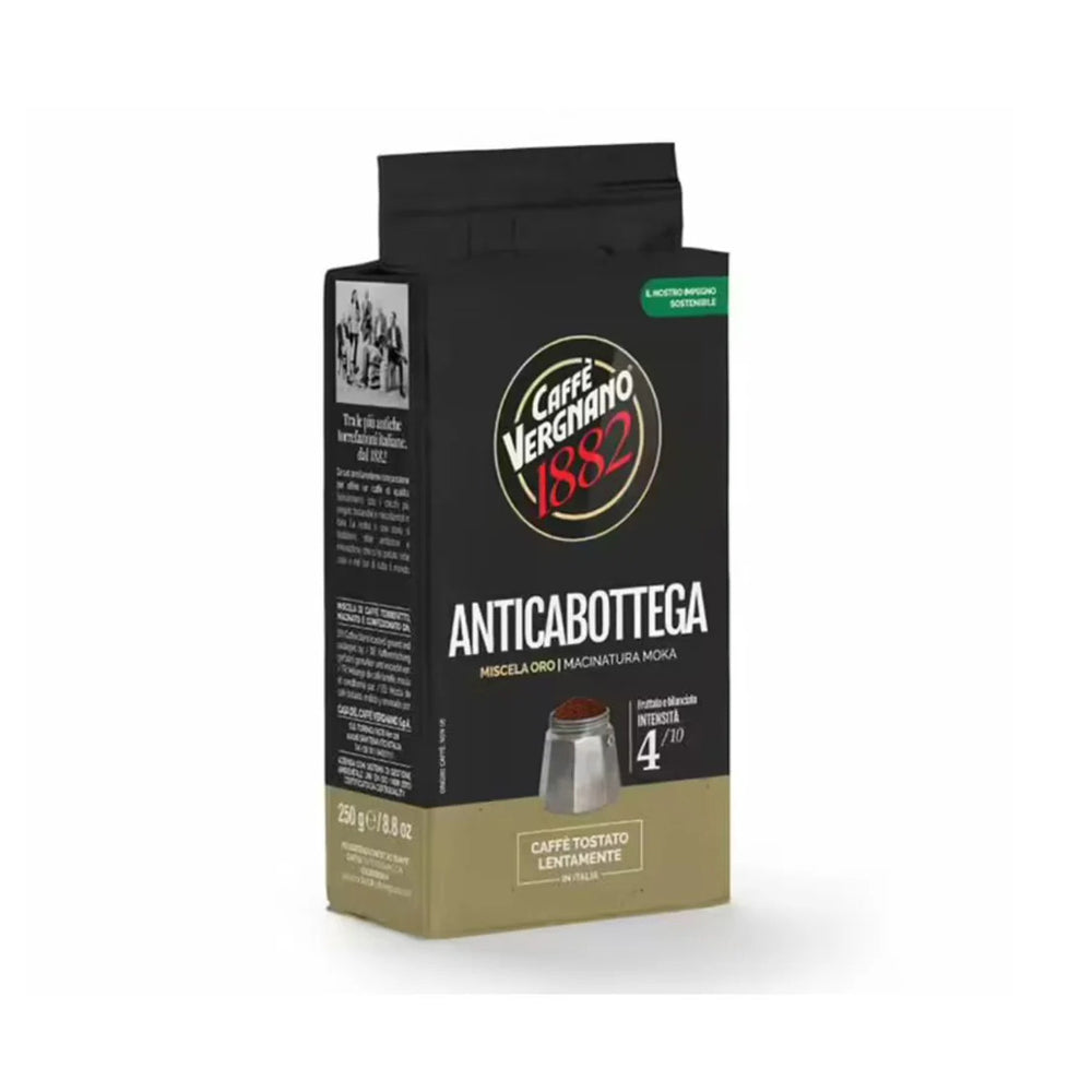 Caffe Vergnano - Espresso Ground Coffee - Antica Bottega - 250g