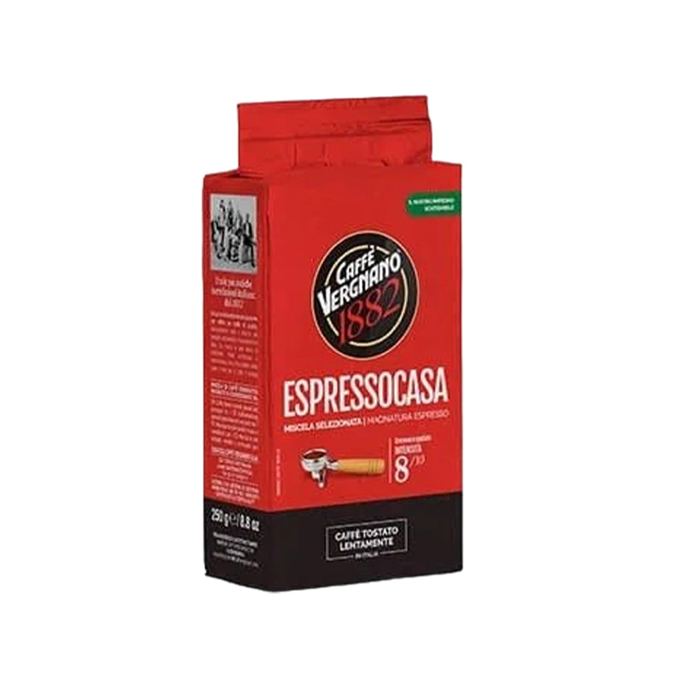 Caffe Vergnano - Espresso Ground Coffee - Espressocasa - 250g