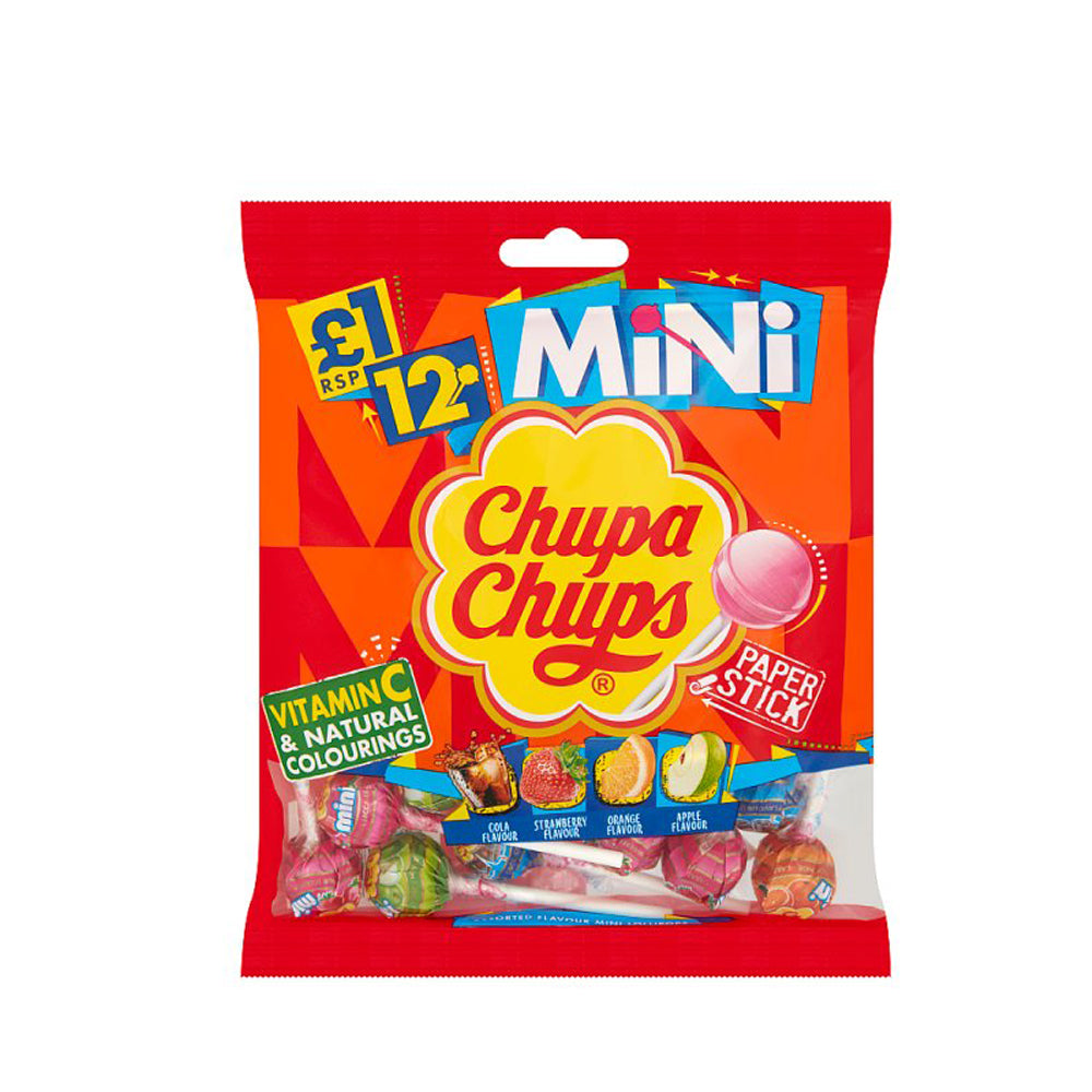 Chupa Chups Mini Assorted Flavor Mini Lollipops - 72g