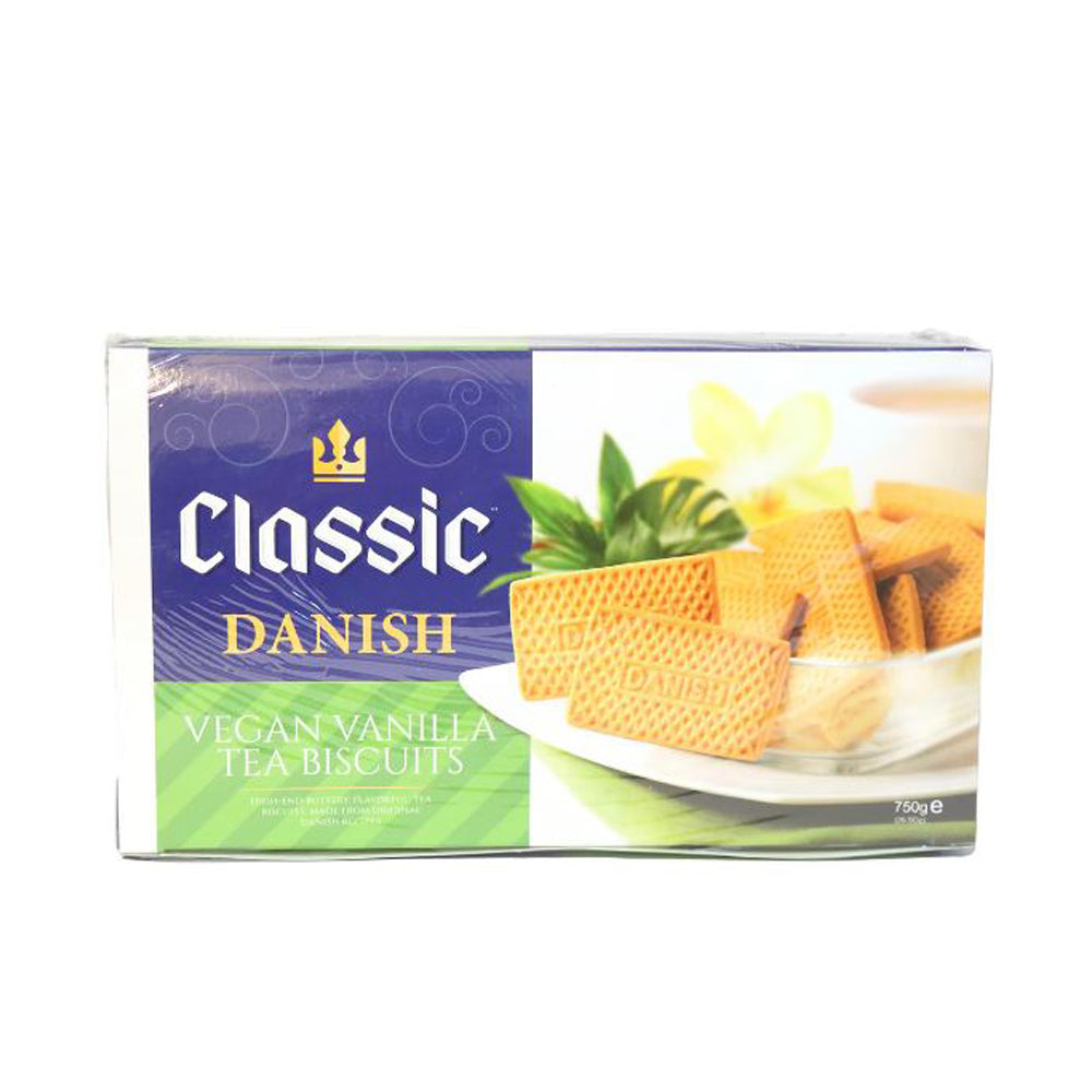 Classic Danish Vegan Vanilla Biscuits - 750g