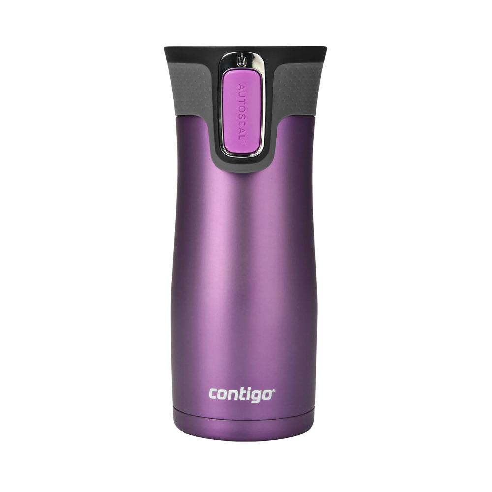 Contigo AUTOSEAL West Loop Stainless Steel Travel Mug, 16 oz- Purple