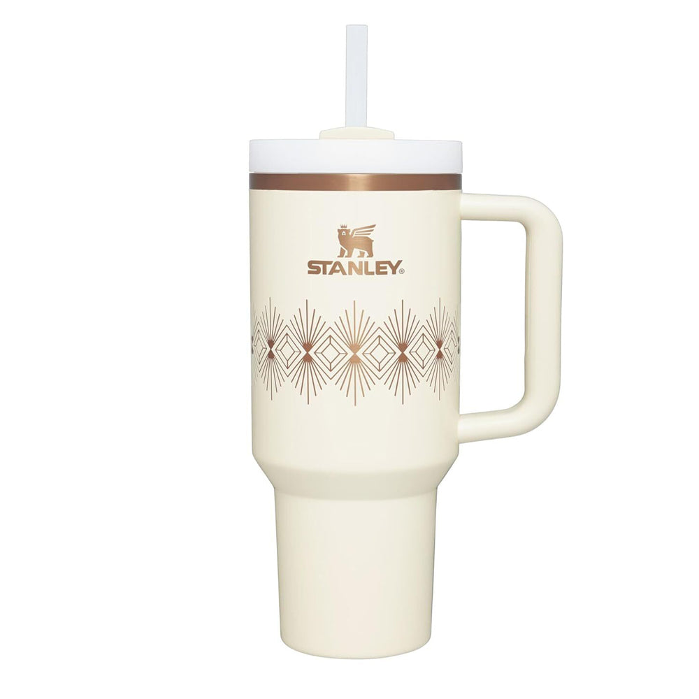 Stanley - The Quencher H2.0 Flowstate™ Tumbler - 40 Oz - Cream Gloss