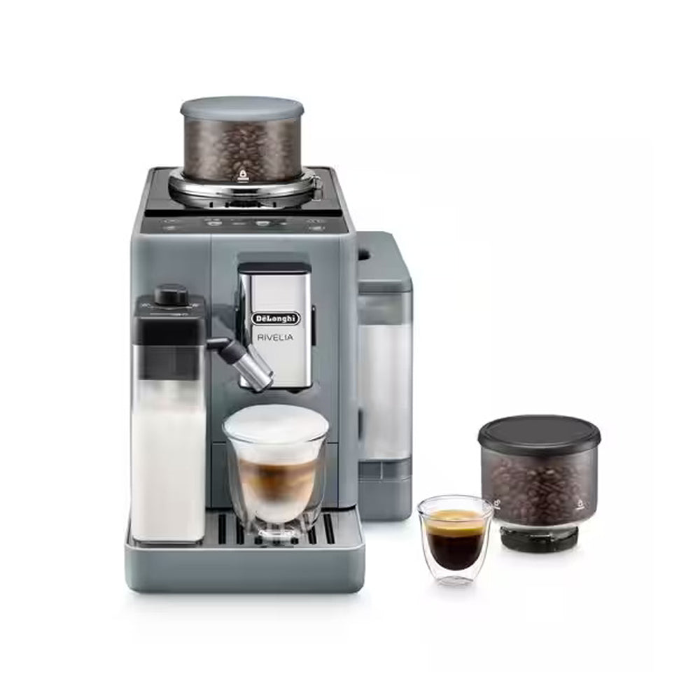 Delonghi - Rivelia Bean To Cup Espresso Machine EXAM440.55.W - Gray