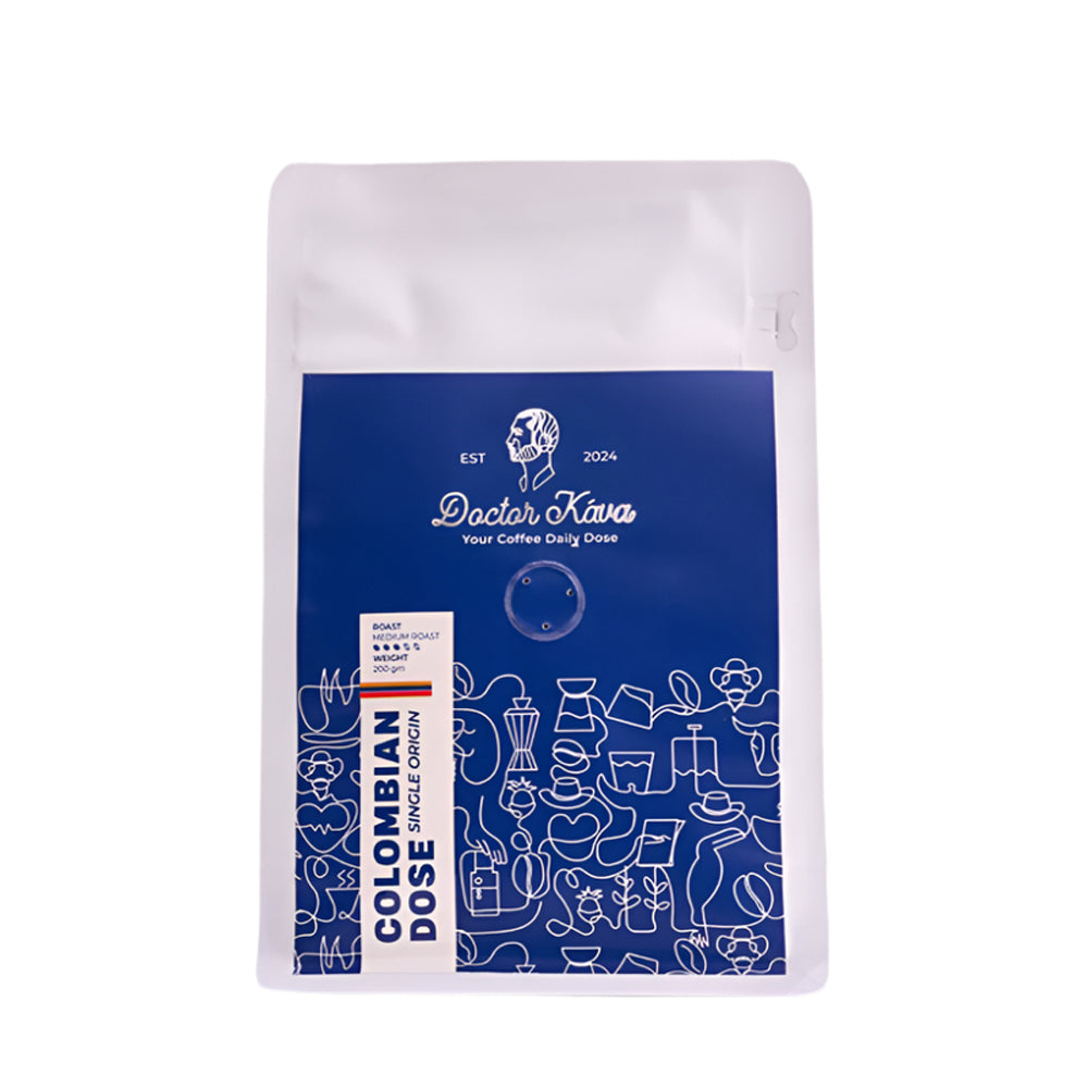 Doctor Kava- Espresso Ground Coffee - Colombian Dose single origin - 200g