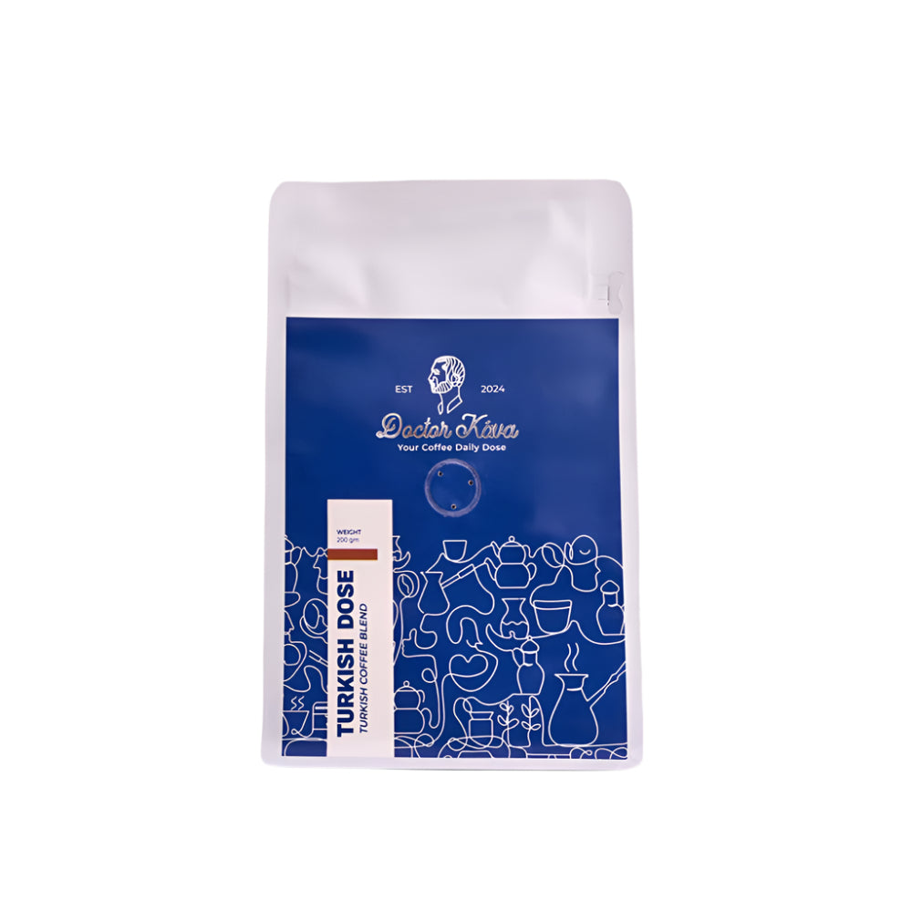 Doctor Kava - Turkish Coffee Dose - Dark Roast Plain - 100g