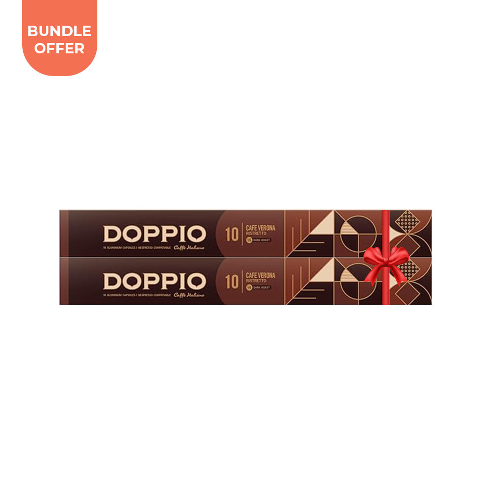 Bundle Offer (Buy 1 Get 1) : Doppio - Nespresso compatible - Cafe verona