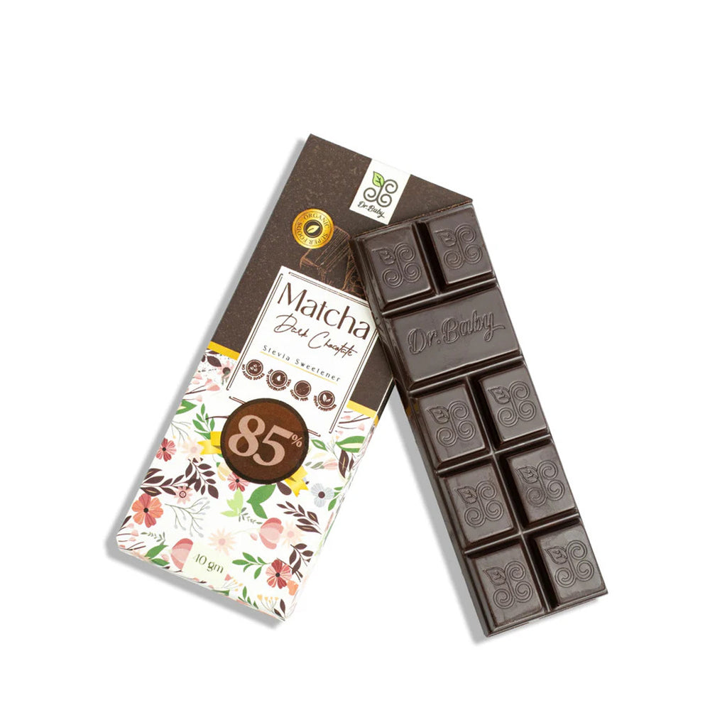 Dr.Baby - Matcha Dark Chocolate 85% - 40g