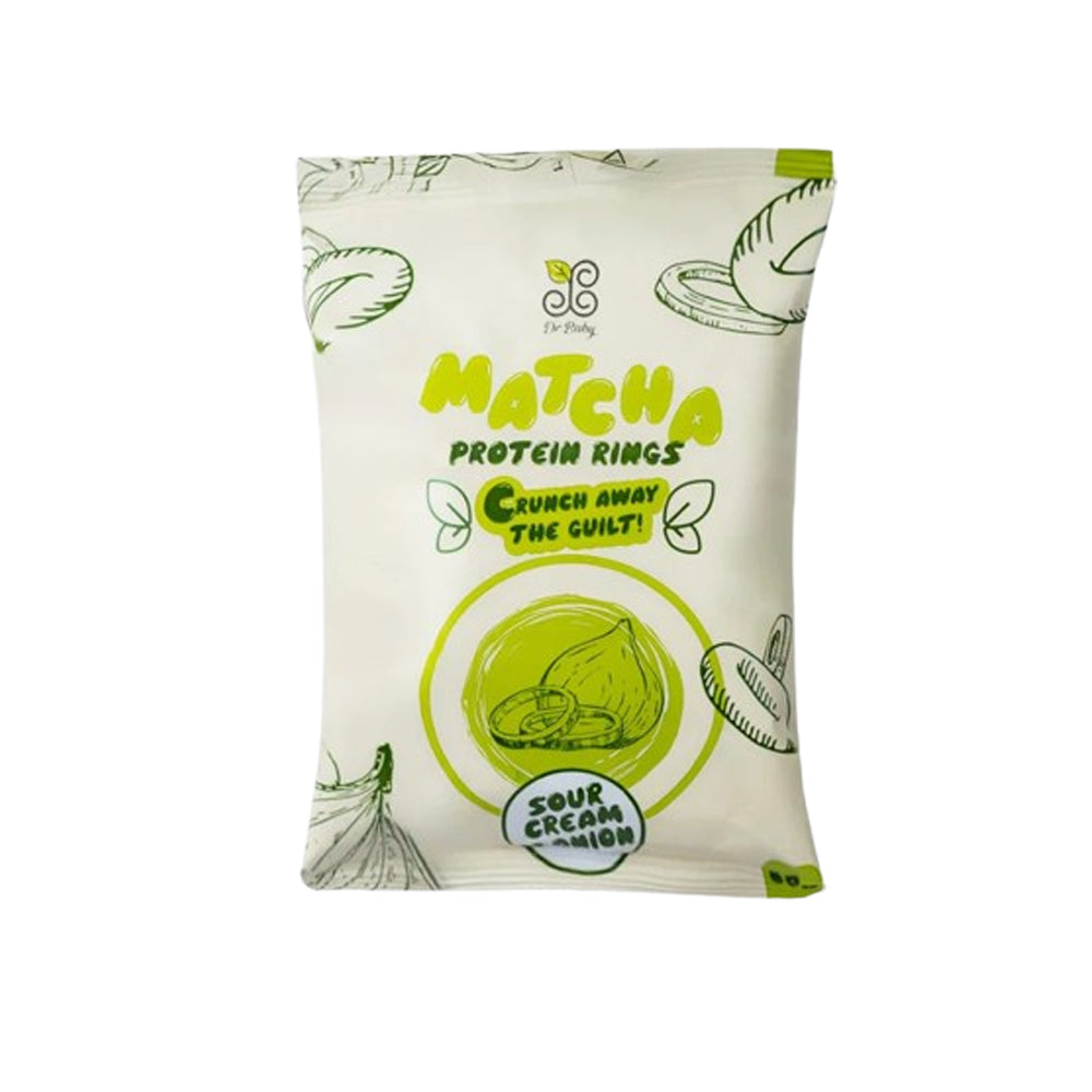 Dr.Baby - Matcha Protein Rings - Sour Cream and Onion - 60g