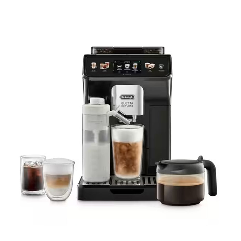 De'Longhi Eletta Explore Automatic Coffee Makers Bean To Cup ECAM452.67.G - Dark Gray