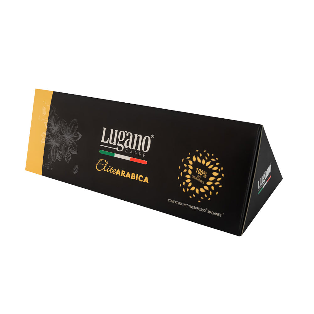 Lugano Caffe - Nespresso Compatible - Elite Arabica - 10 Capsules