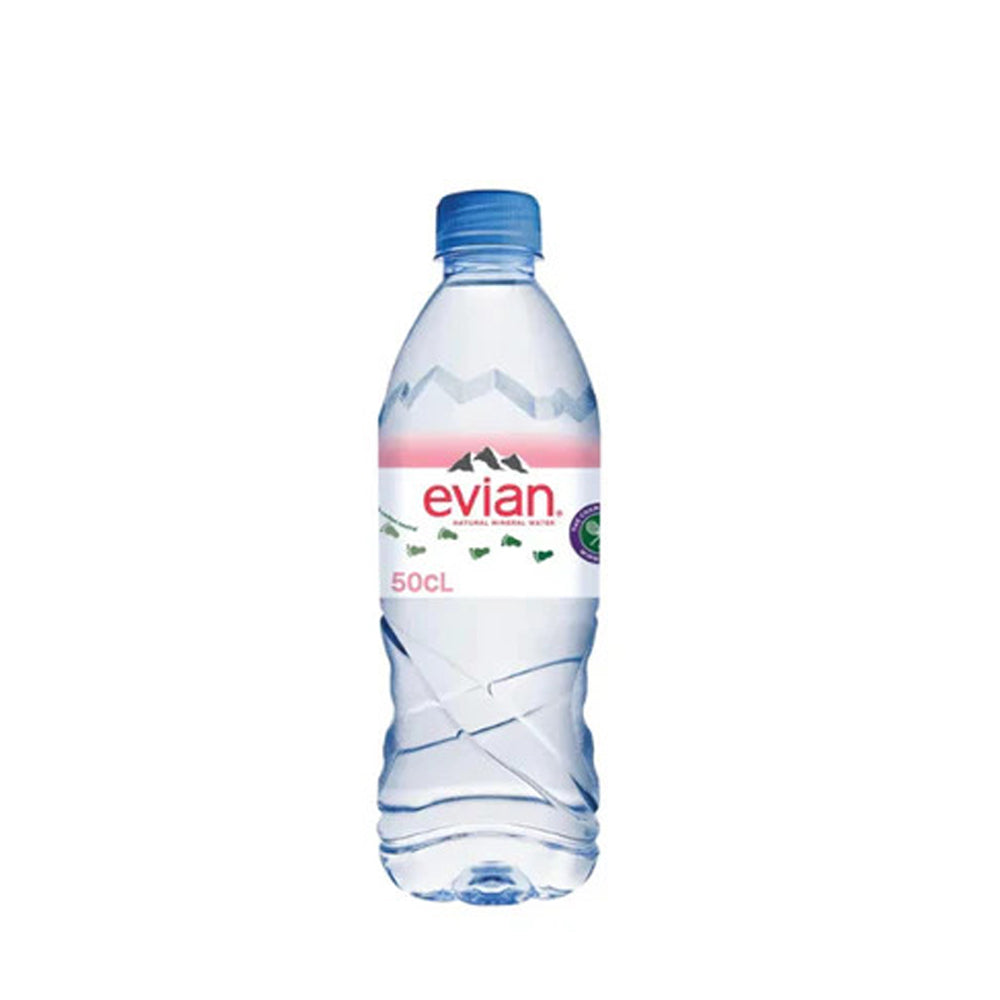 Evian - Natural Mineral Water - 500 ml