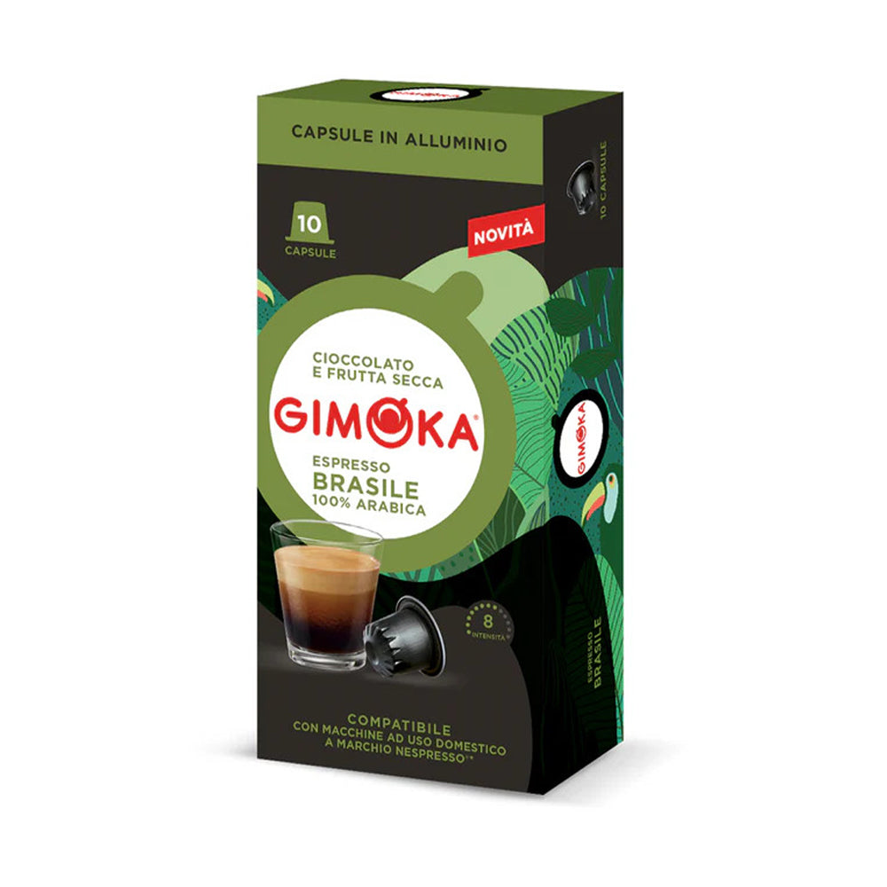 Gimoka - Nespresso Compatible - Brasile - 10 capsules