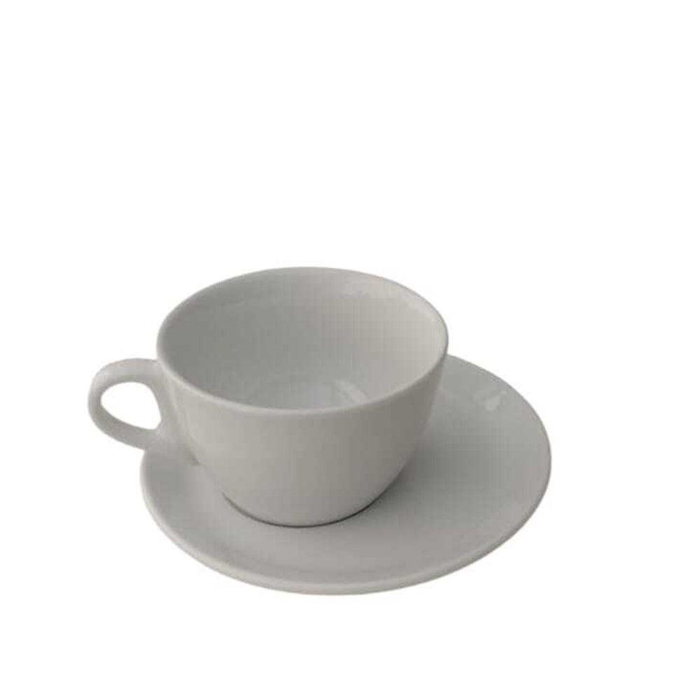 Grade A - Cafe Style Porcelain Cappuccino Cup with Underline - 250mL