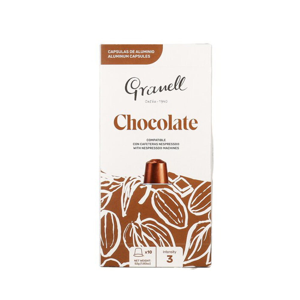 Granell - Nespresso compatible - Chocolate - 10 Capsules