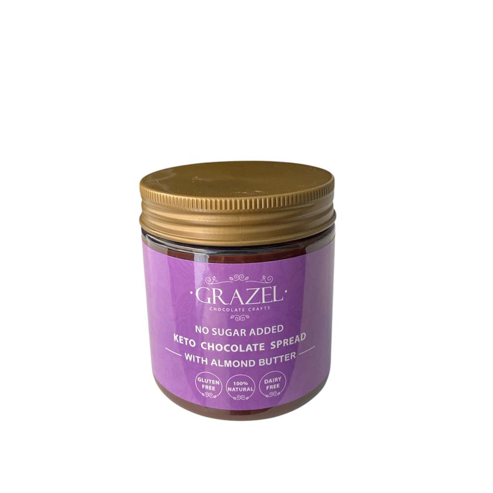 Grazel - Sugar Free - Keto Chocolate Spread - with Almond Butter - 285g