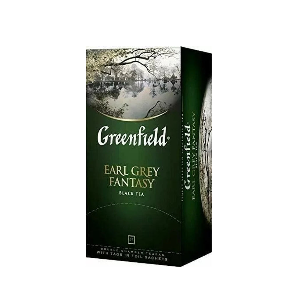 Green Field - Black Tea - Earl Grey Fantasy - 25 Tea Bags