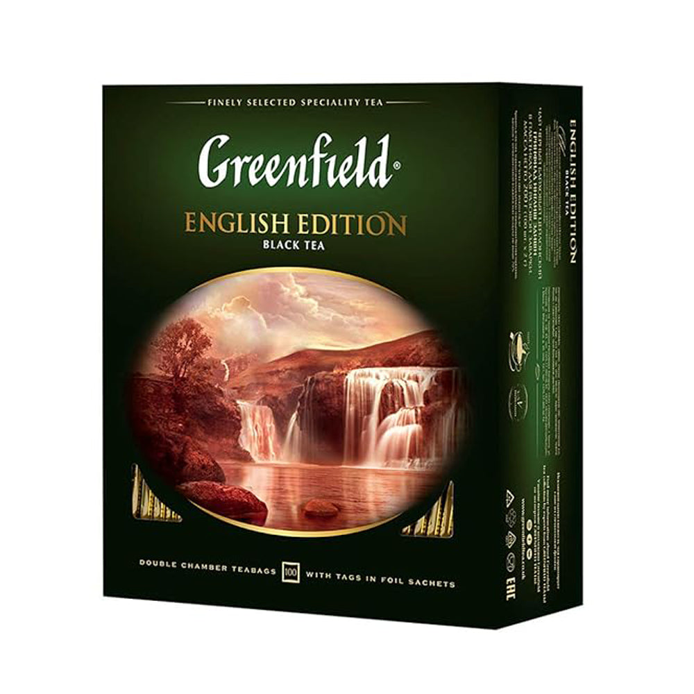 Green Field - Black Tea - English Edition - 100 Tea Bags