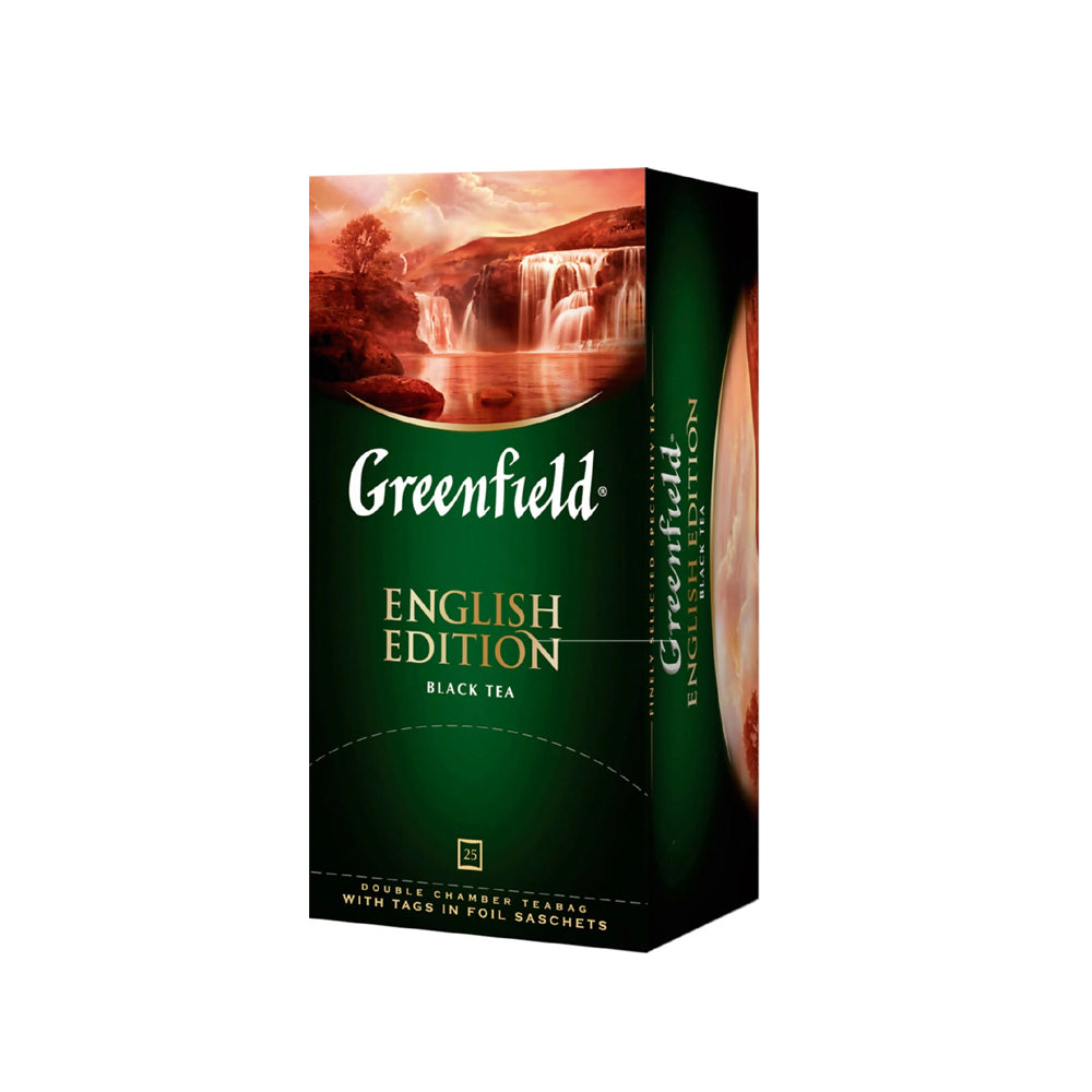Green Field - Black Tea - English Edition - 25 Tea Bags