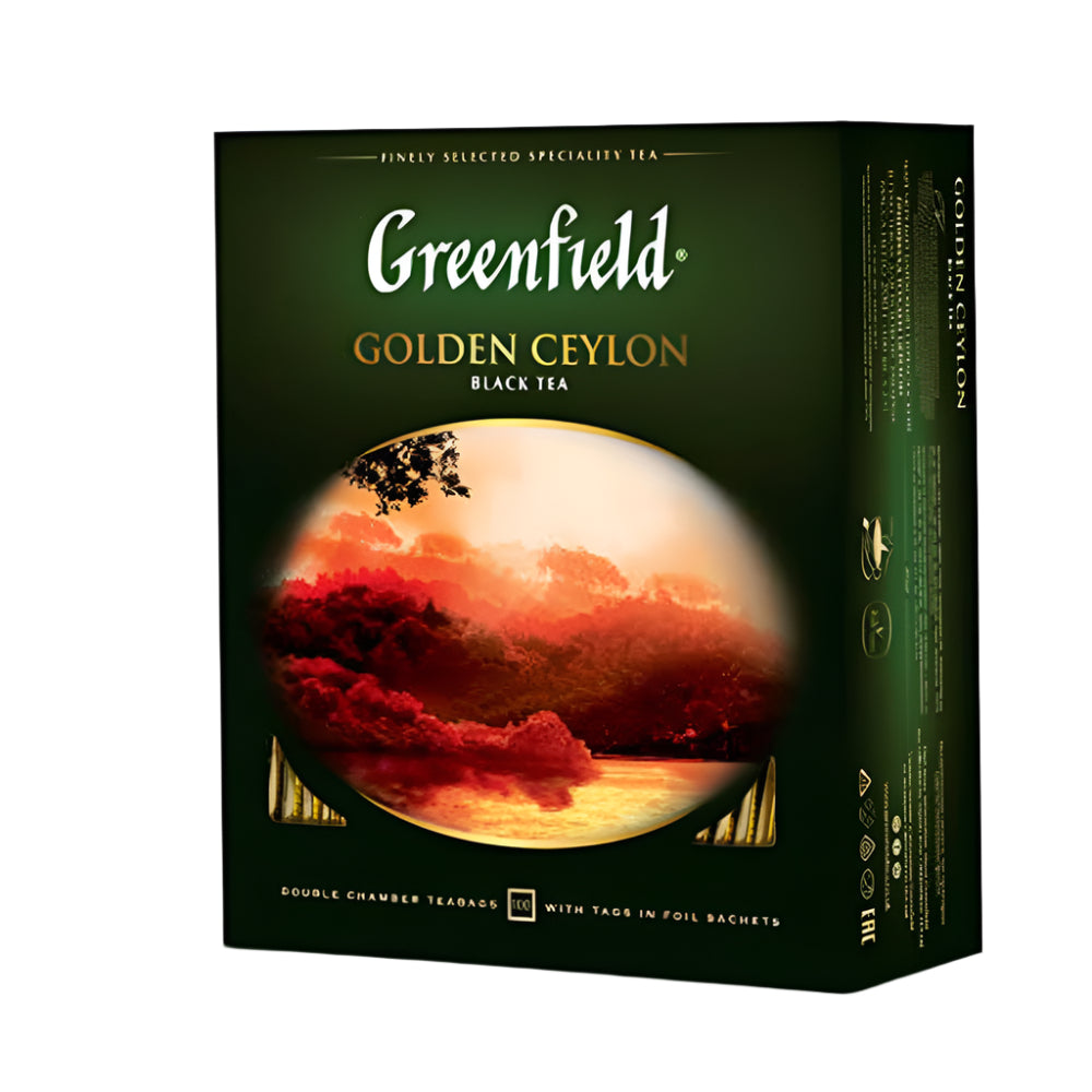 Green Field - Black Tea - Golden Ceylon - 100 Tea Bags