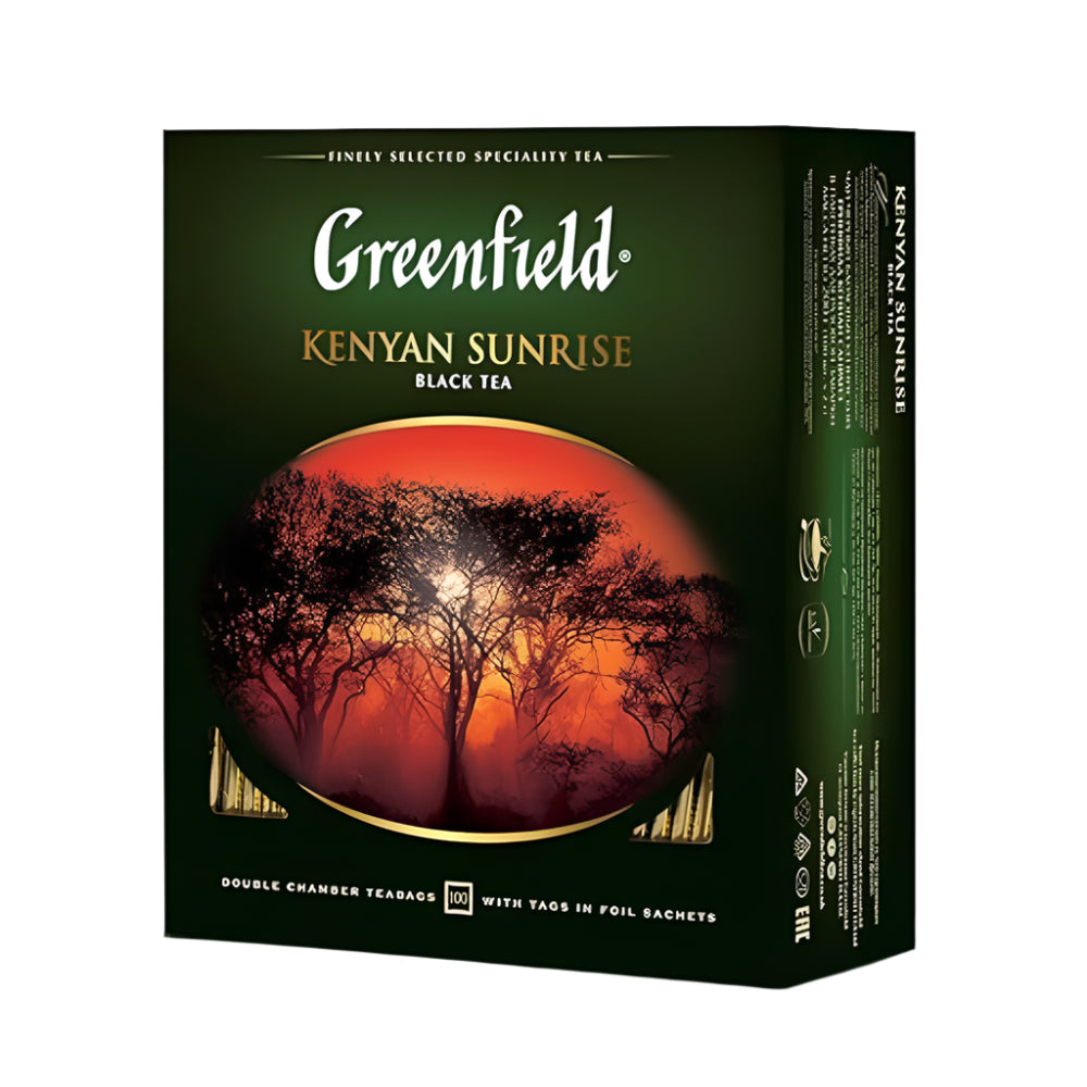 Green Field - Black Tea - Kenyan Sunrise - 100 Tea Bags