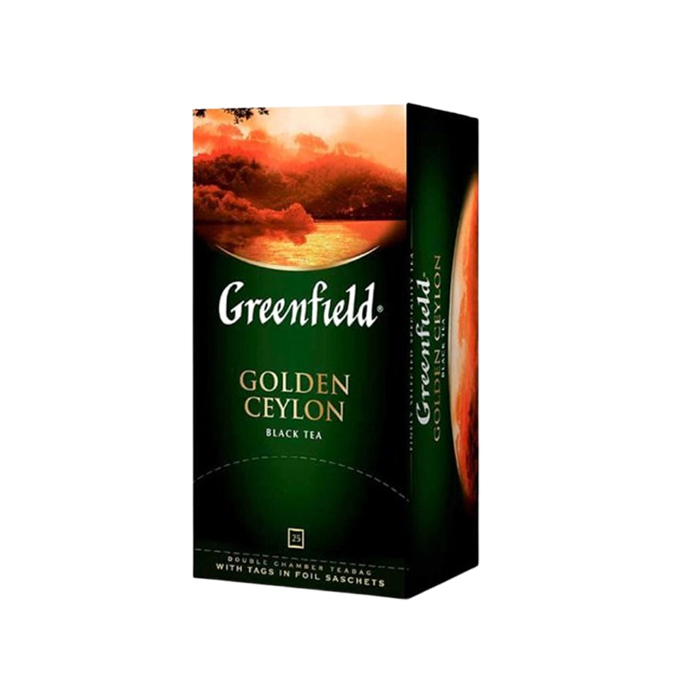 Green Field - Black Tea - Golden Ceylon - 25 Tea Bags