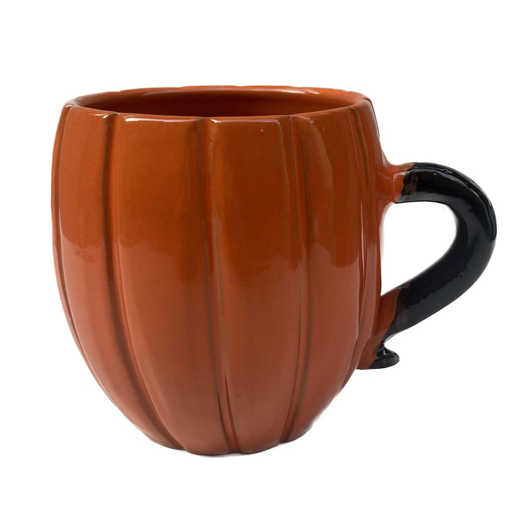 Handmade Pottery Mug - Pumpkin