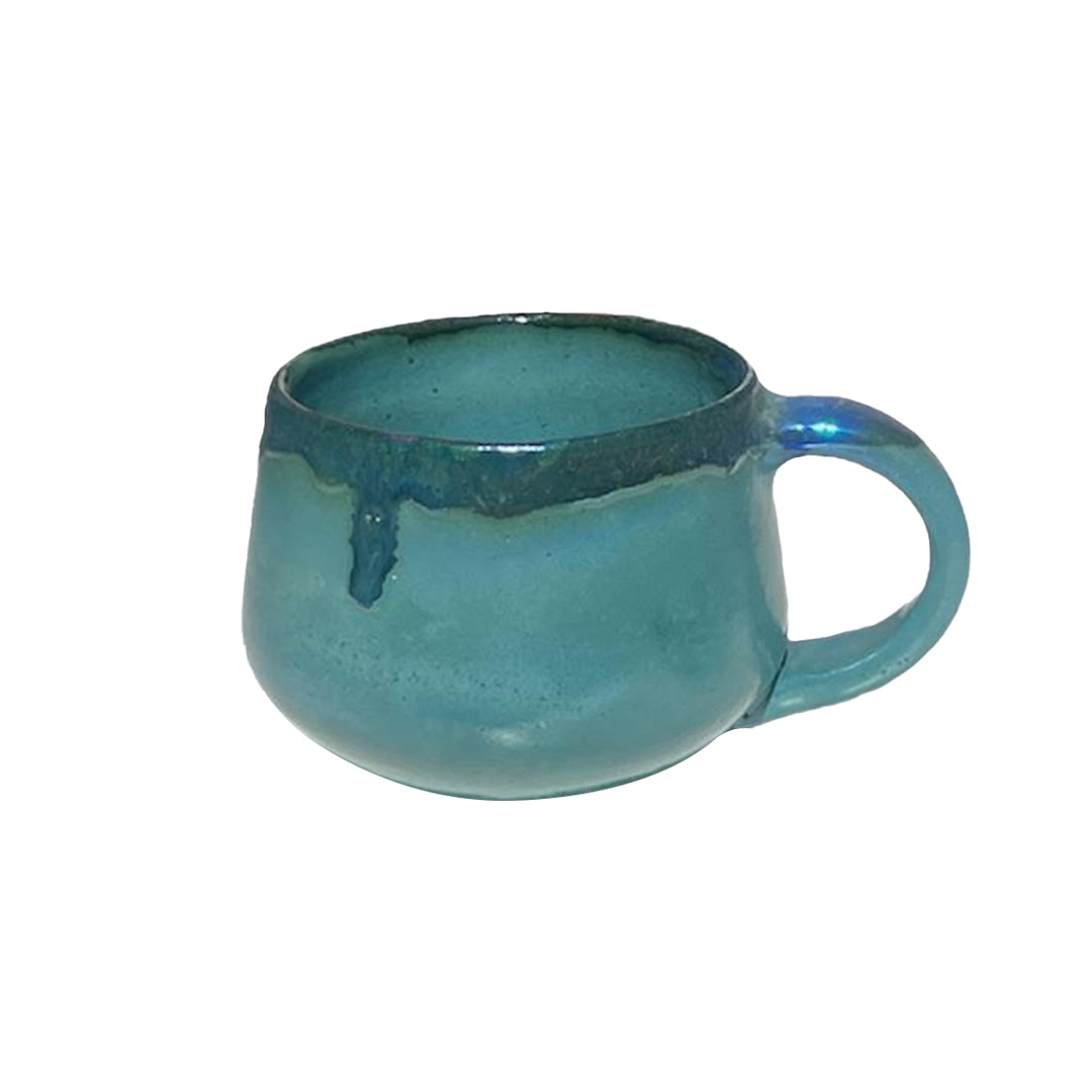Handmade Pottery Mug - BlueBerries Touch - 275ml