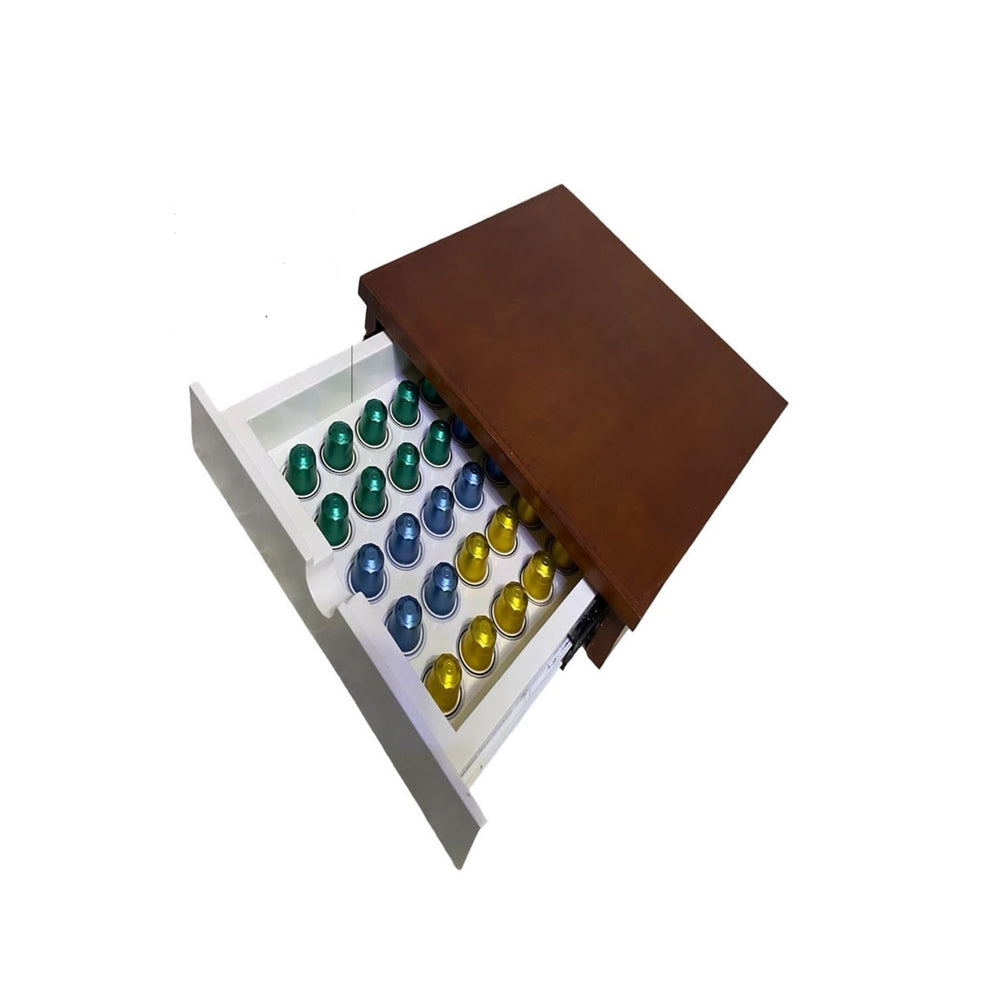 Handmade Wooden Nespresso Compatible Capsules Drawer